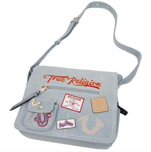 NEW True Religion Denim Crossbody Handbag - Picture 3 of 6